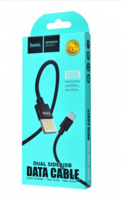 USB кабель Hoco U55 Outstanding Type-C Cable 1.2 м Black 