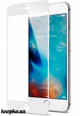Защитное стекло Utty 3D iPhone 6/6S white Совместимость: Apple iPhone 6/6S