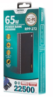 УМБ REMAX Hunyo II PD 65W + QC 22.5W Multi-Compatible Fast Charging Power Bank 22500mAh RPP-272