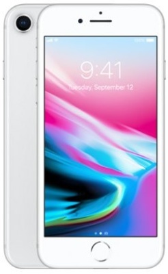 Apple iPhone 8 Grade A Экран 4.7" IPS 1334х750, Apple A11 Bionic / камера 12 (f/1.8) + фронтальная 7 (f/2.2)  / ПЗУ  64, 256 ГБ / GPS  / + (Lightning) / Apple iOS / 138.4 x 67.3 x 7.3 мм, 148 г