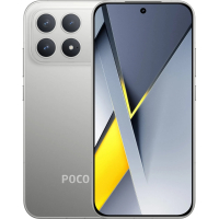 Смартфон POCO F8 Pro 12/512GB Titanium Silver (Global Version) (із зарядним пристроєм 100 Вт)