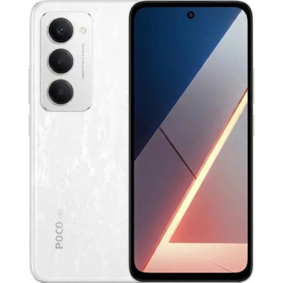 Смартфон POCO M8s 5G 6/128GB White (Global Version) (із зарядним пристроєм 33 Вт)  
