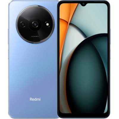 Смартфон Xiaomi Redmi A3 3/64Gb Star Blue (Global Version) Екран (6.71", IPS, 1650х720) / MediaTek Helio G36 (4 x 2.2 ГГц + 4 x 1.8 ГГц) / основна подвійна камера: 8 Мп + Ai, фронтальна камера: 5 Мп / RAM 3 ГБ / 64 ГБ вбудованої пам'яті + microSD (до 1 ТБ) / 3G / LTE / GPS / підтримка 2х SIM-карток (Nano-SIM) / Android 14 / 5000 мА * год