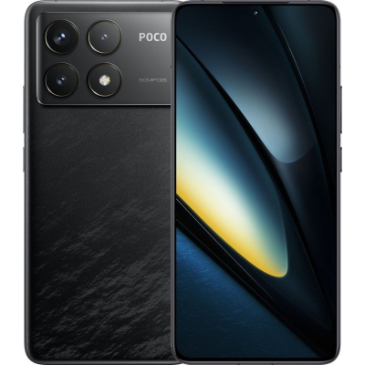 Смартфон Poco F6 Pro 16/1Tb NFC Black (Global Version) Корпус: 160,9x75,0x8,2 мм, 209 г; скло ззаду та спереду, алюмінієва рама, рейтинг IP54 // Дисплей: 6,67" AMOLED, 68B кольорів, 120 Гц, Dolby Vision, HDR10+, 700 ніт (тип), 1200 ніт (HBM), 4000 ніт (пікова), 1440x3200 пікселів, 20:9, 526 ppi // Чіпсет: Qualcomm SM8550-AB Snapdragon 8 Gen 2 (4 нм): Восьмиядерний (1x3,2 ГГц Cortex-X3 & 2x2,8 ГГц Cortex-A715 & 2x2,8 ГГц Cortex-A710 & 3x2,0 ГГц Cortex-A510 ); Адрено 740 // Пам'ять: 1 ТБ 16 ГБ RAM; UFS 4.0 // ОС/ПЗ: Android 14, HyperOS // Основна камера: Ширококутна (основна) : 50 МП, f/1,6, 1/1,55", 1,0 мкм, багатоспрямований PDAF, OIS; Надширококутна : 8 МП, f/2,2; Макро : 2 МП, f/2,4 // Фронтальна камера: 16 МП, (ширококутна) // Зйомка відео: Задня камера : Є; Фронтальна камера : 1080p@30/60fps, гіро-EIS // Акумулятор: 5000mAh; 120 Вт дротовий, PD3.0, QC3+ // Підключення: 5G; Подвійна SIM; Wi-Fi регіон; BT 5.3; NFC; Інфрачервоний порт // Інше: сканер відбитків пальців; стереодинаміки.