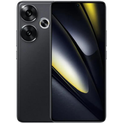 Смартфон Poco F6 8/256Gb NFC Black (Global Version) Корпус: 160,5x74,5x8,0 мм, 179 г; Скло переднє (Gorilla Glass Victus); IP64 // Дисплей: 6,67" AMOLED, 68B кольорів, 120 Гц, HDR10+, Dolby Vision, 500 ніт (тип), 1200 ніт (HBM), 2400 ніт (пікова), 1220x2712 пікселів, 20,01:9, 446 ppi // Чіпсет: Qualcomm SM8635 Snapdragon 8s Gen 3 (4 нм): восьмиядерний (1x3,0 ГГц Cortex-X4 & 4x2,8 ГГц Cortex-A720 & 3x2,0 ГГц Cortex-A520); Адрено 735 // Пам'ять: 256 ГБ 8 ГБ ОЗУ; UFS 4.0 // ОС/ПЗ: Android 14, HyperOS // Основна камера: Ширококутна (основна) : 50 МП, f/1.6, 1/1.95", 0.8 мкм, подвійний піксель PDAF, OIS; Надширококутна : 8 МП, 1/4.0", 1.12 мкм // Фронтальна камера: 20 МП, f/2.2, (ширококутна), 0.8µm // Запис відео: основна камера : 4K@30/60fps, 1080p@30/60/120/240fps, gyro-EIS; Фронтальна камера : 1080p@30/60fps // Акумулятор: 5000mAh; 90 Вт дротовий, PD3.0 // Підключення: 5G; Подвійна SIM; Wi-Fi 6; BT 5.4; NFC; Інфрачервоний порт // Інше: сканер відбитків пальців; стереодинаміки; Віртуальний датчик наближення