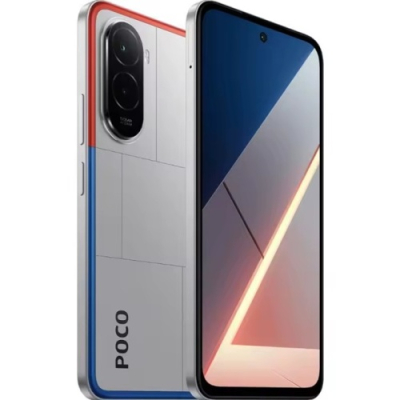 Смартфон Poco M7 8/256Gb Silver (with adapter 33W, 7000mAh battery) (Global Version) Екран: 6.9"; IPS; 2340x1080;144 Гц // Пам'ять: 256 ГБ // ОЗП: 8 ГБ // Процесор: Qualcomm Snapdragon 685 // ОС: Android 15 // Акумулятор: 7000 мА·год //Камера: 50 (f/1.8, ширококутна, 5P lens, PDAF) Мп // Корпус: пластик; 214 г; товщина 8.4 мм // NFC: +