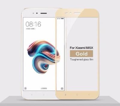 Стекло защитное Xiaomi Redmi 5х/A1 2D золотое в т.у Xiaomi Redmi 5х/A1
