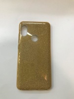 Силиконовый чехол для Xiaomi Redmi Note 5 золотые блестки