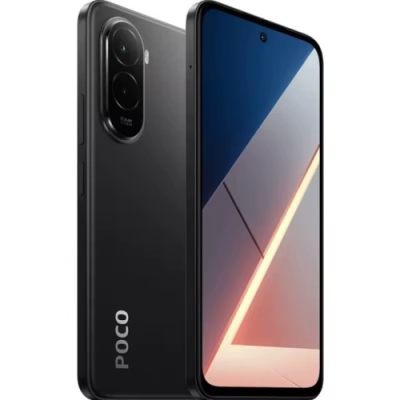 Смартфон Poco M7 8/256Gb Black (with adapter 33W, 7000mAh battery) (Global Version) Екран: 6.9"; IPS; 2340x1080;144 Гц // Пам'ять: 256 ГБ // ОЗП: 8 ГБ // Процесор: Qualcomm Snapdragon 685 // ОС: Android 15 // Акумулятор: 7000 мА·год //Камера: 50 (f/1.8, ширококутна, 5P lens, PDAF) Мп // Корпус: пластик; 214 г; товщина 8.4 мм // NFC: +
