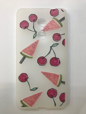 TPU чехол матовый soft  Xiaomi Redmi Note 4X / Note 4(SD) Вишня 