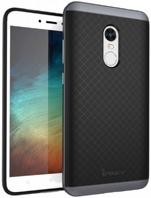 Чехол iPaky TPU+PC Xiaomi Redmi Note 5A Черн/Серебро Совместимость: Samsung A5 (A520 2017)