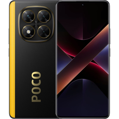 Смартфон Poco X7 12/512Gb Black (Global Version) Корпус: 162,3x74,4x8,2 мм, 190 г; IP68 • Дисплей: 6,67" AMOLED, 68B кольорів, 120 Гц, HDR10+, Dolby Vision, 3000 ніт (пікова), 1220x2712 пікселів, 20,01:9, 446 ppi; Завжди включений дисплей • Чіпсет: Mediatek Dimensity 7300 Ultra (4 нм): восьмиядерний (4x2,5 ГГц Cortex-A78 і 4x2,0 ГГц Cortex-A55); Mali-G615 MC2 • Пам'ять: 512 ГБ 12 ГБ ОЗУ; UFS 2.2.ОС/ПЗ: Android 14, до 3 основних оновлень Android, HyperOS 1 • Основна камера: 50 МП, f/1,5, 26 мм, 1/1,96", 0,8 мкм, PDAF, OIS; Надширококутна : 8 МП, f/2,2, 15 мм, 120˚, 1/4,0", 1,12 мкм; Макро : 2 МП, f/2.4 • Фронтальна камера: 20 Мп, f/2.2, 25 мм (ширококутна), 1/4.0", 0.7 мкм • Запис відео: основна камера: 4K@24/30fps, 1080p@30/60/120fps, gyro-EIS, OIS; Фронтальна камера : 1080p@30/60fps • Акумулятор: 5110 мАг; 45 Вт, PD3.0 • Підключення: 5G, дві SIM-карти; Wi-Fi 6; BT 5.4, LHDC; NFC; Інфрачервоний порт • Інше: сканер відбитків пальців; стереодинаміки, віртуальний датчик наближення.