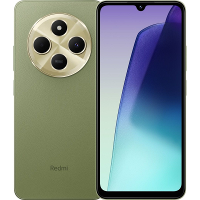 Смартфон Xiaomi Redmi 14C 4/128Gb NFC Sage Green (Global Version) Екран (6.88", 1640x720) / MediaTek Helio G81 Ultra (2.0 ГГц) / подвійна основна камера: 50 Мп + AI, фронтальна 13 Мп / RAM 4 ГБ / 128 ГБ вбудованої пам'яті + microSD / 3G / LTE / GPS / підтримка -карт (Nano-SIM) / Android 14 / 5160 мА * год / NFC