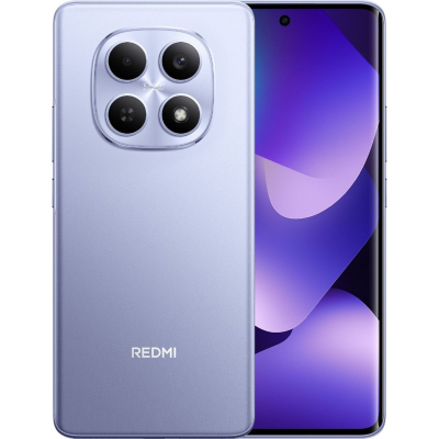 Смартфон Xiaomi REDMI Note 15 8/256Gb Purple (Global Version) (із зарядним пристроєм 33 Вт) Екран (6.77", AMOLED, 2392x1080) / MediaTek Helio G100 Ultra (2.2 ГГц + 2.0 ГГц) / основна камера: 108 Мп, фронтальна 20 Мп / RAM 8 ГБ / 256 ГБ вбудованої пам'яті + microSD (до 1 ТБ) / 3G / LTE / GPS / підтримка 2 SIM-карт (Nano-SIM) / Android 15 / 6000 мА·год


